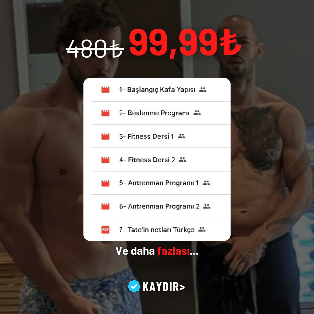 Andrew Tate - Fitness Eğitimi (SON 8 SAAT)